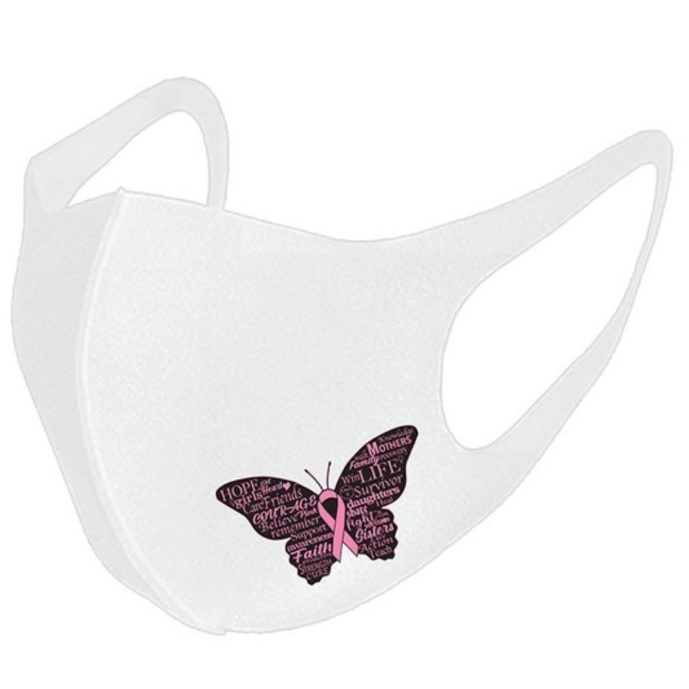 BREAST CANCER AWARENESS Adult Size Face Masks
